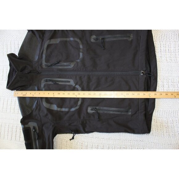 War Armor Fleece lined Tactical Black Softshell Men Jacket Size Large Pockets - Picture 4 of 13